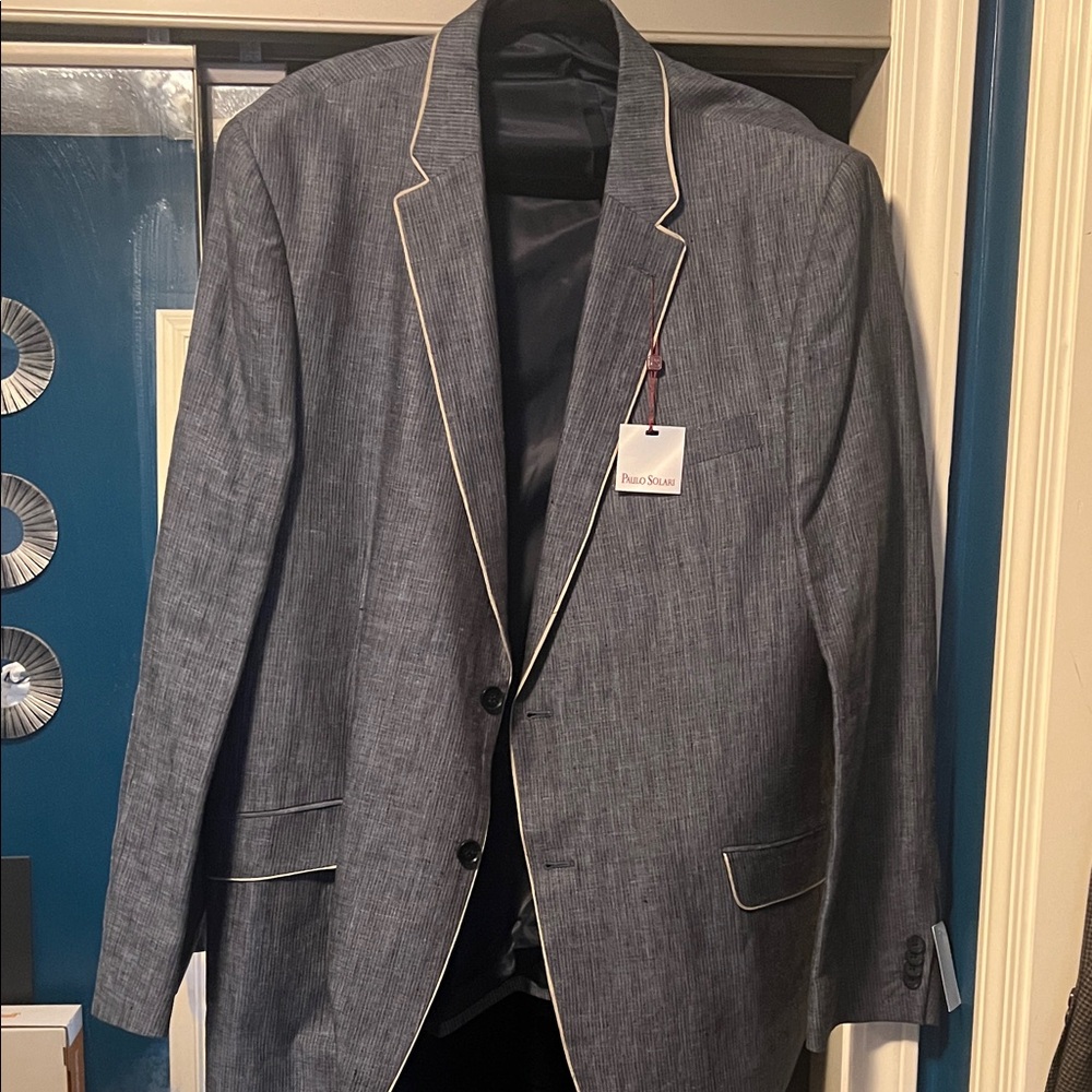 Polo by Ralph Lauren blue Blazer with cream Piping